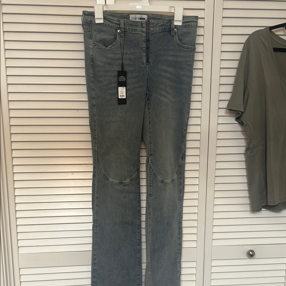 Fashion Nova Blue Boot Cut Jeans Classic Style